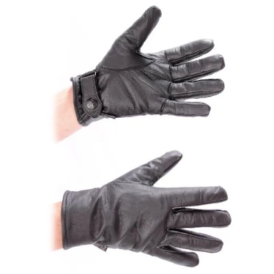 Abbildung von Mil Tec Lederhandschuhe Bundeswehr Gefüttert Schwarz