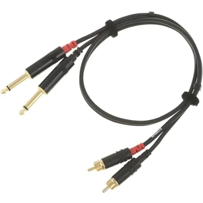 Abbildung von CORDIAL Kabel AUDIO doppelt Jack mono RCA 60 cm Essentials