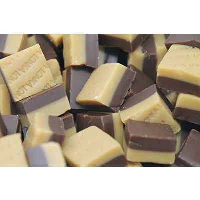 Abbildung von Fudge Duo Toffee Vanille Choco weiches Butter Karamell Konfekt 300g
