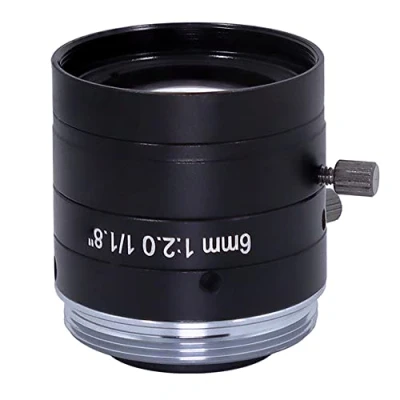 Abbildung von Machine Vision Festfokus Objektiv für Industriekamera, C Halterung, 1/1,8 Zoll, 5 MP, 4 mm, 6 8 12 16 25 35 50 75 FA (6 mm)