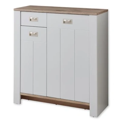 Abbildung von Innostyle Schuhschrank &quot;DIJON&quot;, (1 St.), 2 türig, 9 Fächer, 7 Einlegeböden, Softclose, ABS Kantenschutz