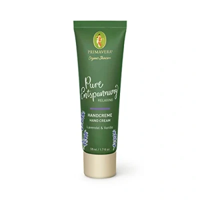 Abbildung von PRIMAVERA Pure Entspannung Handcreme 50 ml Naturkosmetik Lavendel, Vanille Duft nährend, stärkend, pflegend vegan