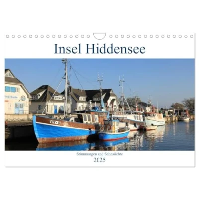 Abbildung von Insel Hiddensee Stimmungen und Sehnsüchte (Wandkalender 2025 DIN A4 quer), CALVENDO Monatskalender