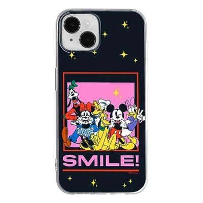 Abbildung von ERT GROUP Handyhülle für iPhone 14 Plus Original und offiziell Lizenziertes Disney Muster Friends 014 optimal an die Form des Handy angepasst, hülle aus TPU