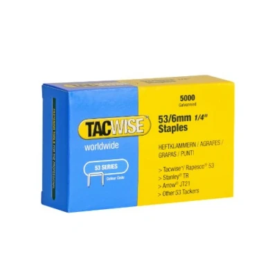 Abbildung von Tacwise Heftklammern 53/6mm verzinkte VE=5000 Stück