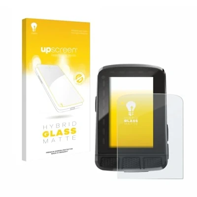Abbildung von upscreen Entspiegelungs Schutzglas für Wahoo Elemnt Roam V2 GPS Schutzfolie Matt, Glas Folie [mattierend, 9H Panzerschutz, Anti Fingerprint]