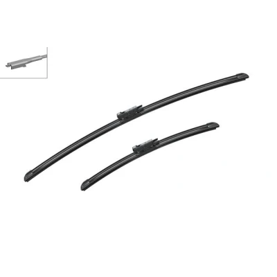 Abbildung von Scheibenwischer Bosch 3 397 014 028 Flachbalkenwischblatt OPEL: Corsa E Schrägheck, D Schrägheck