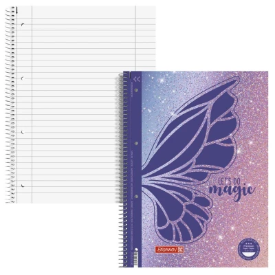 Abbildung von Brunnen Collegeblock Butterfly A4 LIN 27