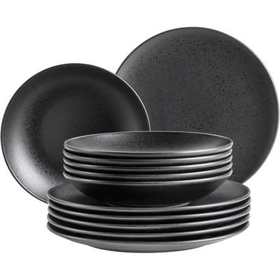 Abbildung von MÄSER Tafelservice &quot;ESSENTIAL, aus Steinzeug&quot;, (Set, 12 tlg.), Geschirr Set, Service