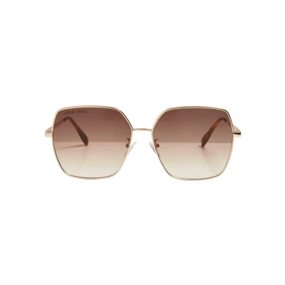 Abbildung von Urban Classics Indiana Sonnenbrille, Herren, Größe: One Size, Gold brown
