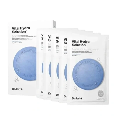 Abbildung von Dr. Jart+ Vital Hydra Solution Sheet Mask Koreanische Gesichtsmaske 5 Stk