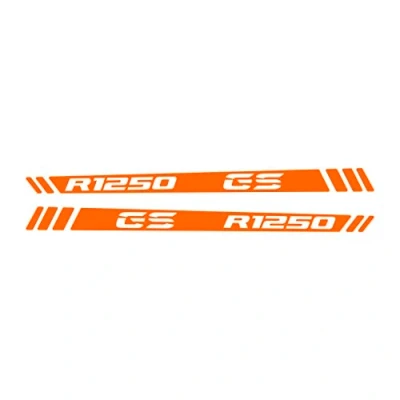 Abbildung von 2 Stück Aufkleber für Motorrad R 1250 GS Adventure Handschutz (orange)
