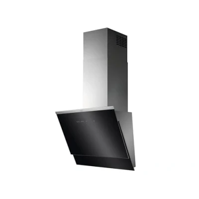 Abbildung von AEG DVE5671HG Dekorative Dunstabzugshaube, 60 cm, 3 Leistungsstufen, Brisefunktion, Touch Funktion, Leistung 700 m3/h, LED Lichter, Anschluss mit Platte, Kamin im Lieferumfang enthalten, 54 dB(A),