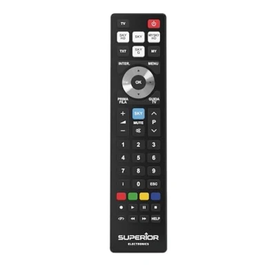 Abbildung von Superior Electronics Universal Replacement Sky/Sky HD/My Q (Italy/Austria) Ready to be Used, Black, SUPTRB027
