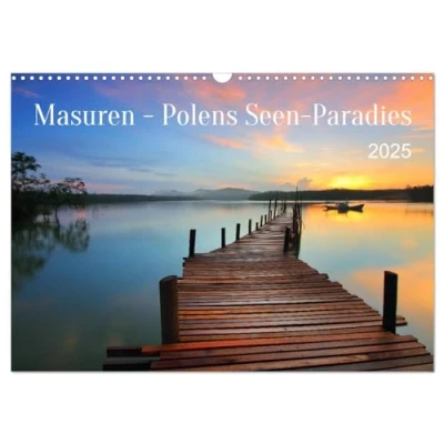 Abbildung von Masuren Polens Seen Paradies (Wandkalender 2025 DIN A3 quer), CALVENDO Monatskalender