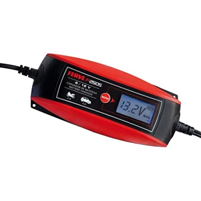 Abbildung von FERVE F 2505 Batterieladegerät schwarz rot