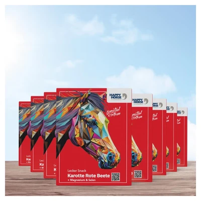 Abbildung von Happy Horse Lecker Snack Karotte Rote Beete 8 x 800 g 6,40 kg