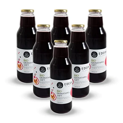Abbildung von EDESMA BIO Granatapfelsaft Wonderful + Acco 100% Direktsaft 6 Flaschen (6 x 750 ml)