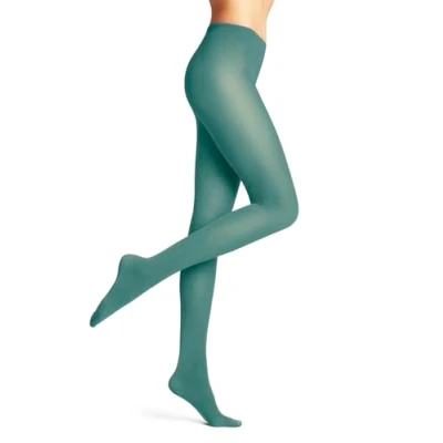 Abbildung von Falke PURE 50 Denier Semiopaque Strumpfhose, Damen, Größe: M/L, Fjord