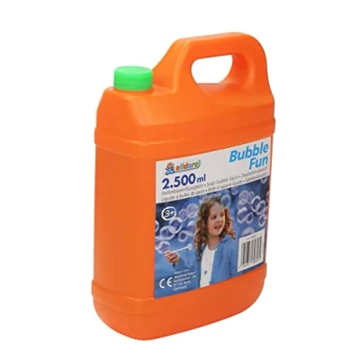 Abbildung von alldoro 60657 Bubble Fun Seifenblasenflüssigkeit Nachfüllkanister, für Kinder, Erwachsene, Partys und Events 2,5 Liter