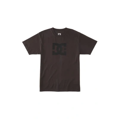 Abbildung von DC Shoes Pigment DYE HSS Tshirt print, Herren, Größe: Large, Black enzyme wash