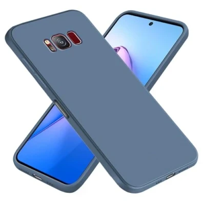 Abbildung von EASSGU Hülle für Samsung Galaxy S8+ / S8 Plus (6.2&quot; Inches), Weiche TPU Silikon Lavendelgrau