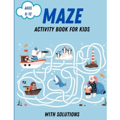 Abbildung von Maze Activity Book for kids Ages 8 12: Learning and improve problem solving skill I puzzles games