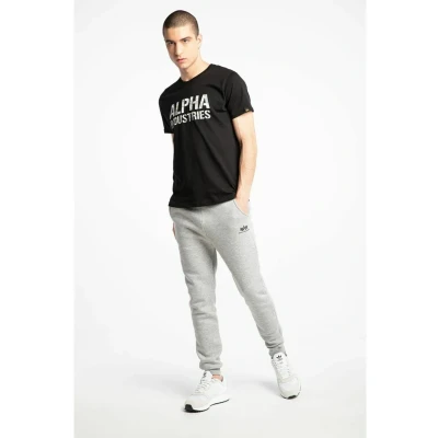 Abbildung von Alpha Industries Jogginghose, Herren, Größe: Small, Grey