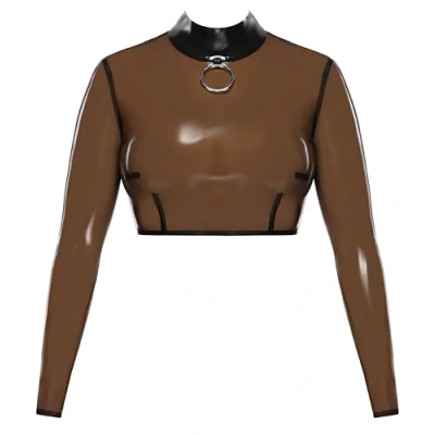 Abbildung von Latex Shirt mit großem Frontring