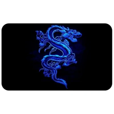 Abbildung von Silent Monsters Mauspad 360 x 250 mm Stoff Mousepad Blauer Drache rutschfest für Gaming Büro Office Homeoffice 36 25 cm Mouse Pad Mat Mausunterlage klein alle Maus Arten