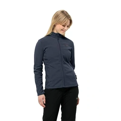Abbildung von Jack Wolfskin Taunus FZ W Fleecejacke, Damen, Größe: XXL, Night blue