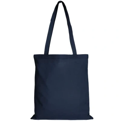 Abbildung von TEXXILLA 10er 25er 100er Pack Baumwolltasche 28 Farben mit Zwei Langen Henkeln 38x42cm Jutebeutel Einkaufstasche unbedruckt, Farbe:dunkelblau, Größe:25 Stück