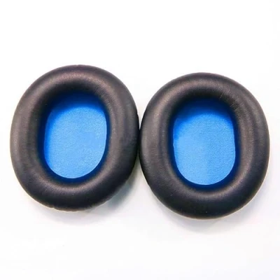 Abbildung von INF 1 Paar PU Protein Leder Ohrpolster für Sennheiser HD8/HD6 mit HD8 Kopfband, Angenehm und weich zu tragen, Schwarz
