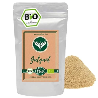 Abbildung von Azafran BIO Galgant Wurzel gemahlen (Pulver), Galgantpulver 250g