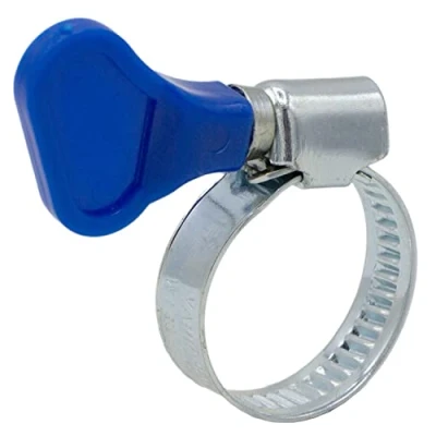 Abbildung von VARIOSAN Schlauchschellen mit Flügelmutter Set 10438, 10 Stück, Spannbereich 16 25 mm, Bandbreite 9 W1