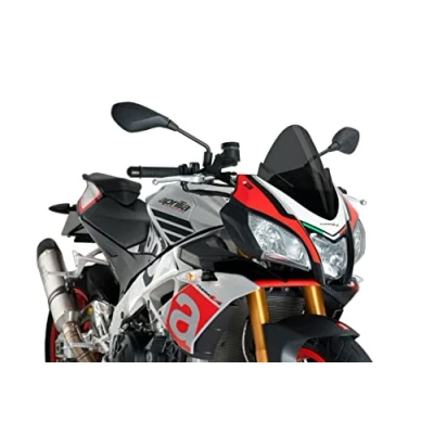 Abbildung von Puig 7615 F Racing Bildschirm für Aprilia Tuono V4 RR/Factory 15 &quot;17 , dark smoke