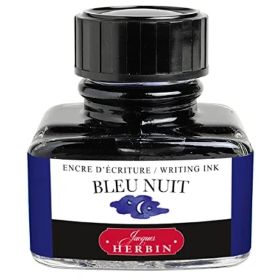 Abbildung von J.Herbin 13019T Tinte für Füller, 30 ml, mitternachtsblau