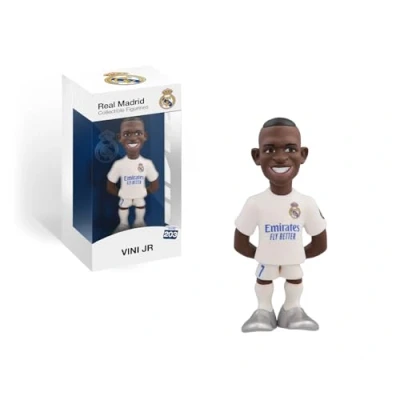 Abbildung von MINIX Sammelfiguren MN18376 Vinicius, Real Madrid, Sammlerstück, 12 cm, Geschenkidee für Kinder und Erwachsene, Fußballfans