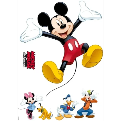 Abbildung von Komar Wandtattoo &quot;Mickey and Friends&quot;, (5 St.), 50x70 cm (Breite x Höhe), selbstklebendes