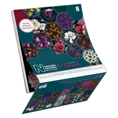 Abbildung von 12 x 12&quot; Paper Pad (50pk) Dark Florals