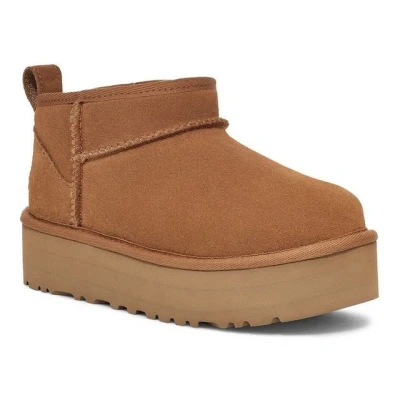 Abbildung von UGG KIDS&#039; CLASSIC ULTRA MINI PLATFORM Schlupfboots, Plateaustiefel, Boots, Winterboots mit Plateau
