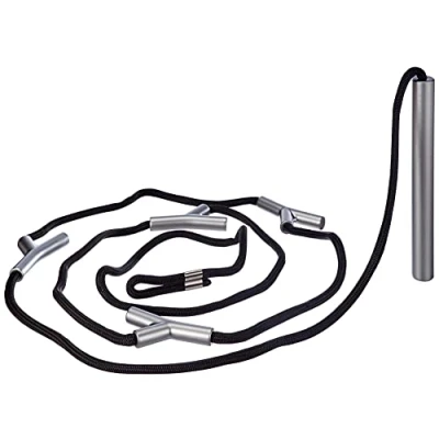Abbildung von unbekkant Depot4Design Wardrope Garderobe, Haken Chrome Seil schwarz matt mit 4