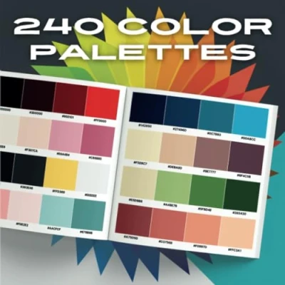 Abbildung von 240 Color PALETTES: Inspiration for Graphic Designers, Illustrators and Artists, 1072 Combinations. Palette Book.