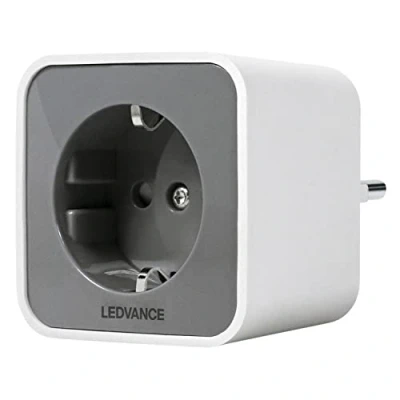 Abbildung von LEDVANCE Smart+ Plug, Zigbee Schaltbare Steckdose, für die Lichtsteuerung in Ihrem Smart Home, direkt kompatibel mit Echo Plus und Show (2. Gen.), Philips HUE Bridge, Einzel Pack