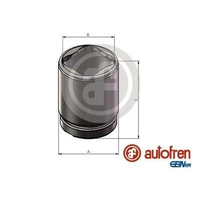 Abbildung von AUTOFREN SEINSA D025684 Kolben, Bremssattel 38 Hinterachse ATE AUDI: A3 Sportback, Limousine, Q2, VOLKSWAGEN: Golf 7 Schrägheck, Touran II