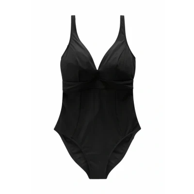 Abbildung von Next Plunge Tummy Control Regular FIT Badeanzug, Damen, Größe: 70xE, Black