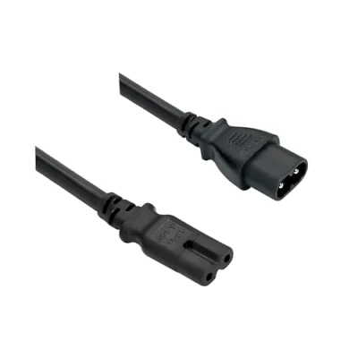 Abbildung von DINIC Netzkabel 2 Pin Verlängerung, C7 auf C8, 2m