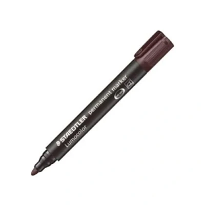 Abbildung von 10 x Staedtler Marker Lumocolor permanent 2mm braun