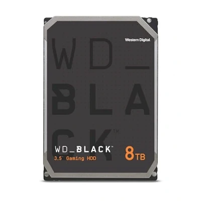 Abbildung von WD_BLACK HDD 8 TB (interne 3,5 Zoll Gaming Festplatte, Hochleistungsfestplatte, Performance Desktop 238 MB/s Lesen, 7.200 U/min, SATA 6 Gbit/s, 128 MB Cache, CMR) Schwarz