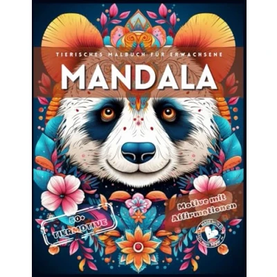 Abbildung von Tierische Mandala Malbuch mit Affirmationen für Erwachsene.: Die magische Welt der Mandalas entdecken und sich selbst positiv stärken. 50+ schöne ... jedes einer positiven Affirmation.